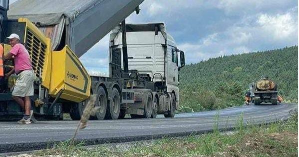 Активно триває ремонт автомобільної дороги Мшанець-Стрілки у Самбірському районі