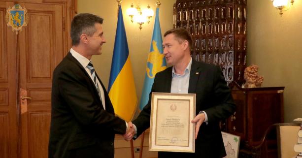 Максим Козицький зустрівся з Генконсулом Чеської Республіки у Львові Павелом Пешеком