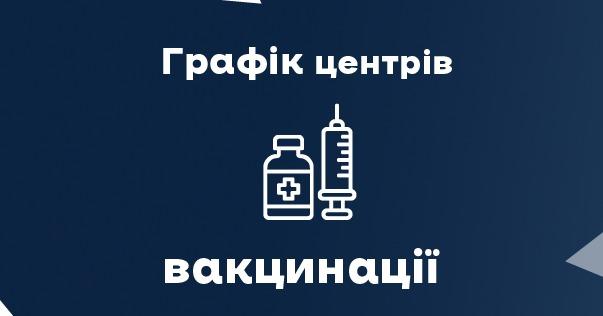 Центри вакцинації продовжують працювати під час вихідних