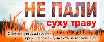Не пали суху траву!