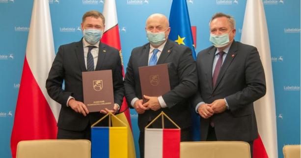 Між Львівською ОДА та Люблінським воєводством підписали Меморандум: у яких галузях посилять співпрацю