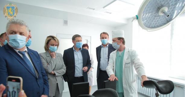 У Червоноградській міській центральній лікарні відкрили нове приймальне відділення