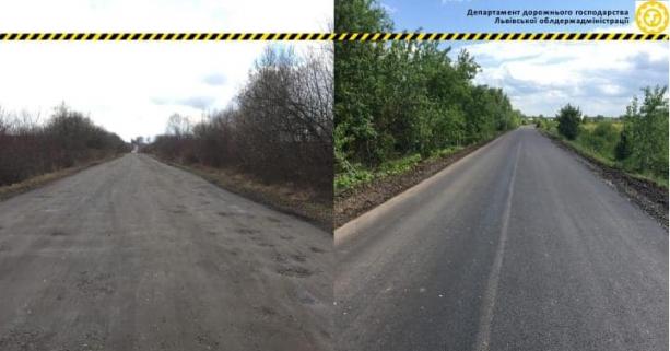 На ділянці дороги Грабовець – Вихопні – Жовтанці завершили ремонтні роботи