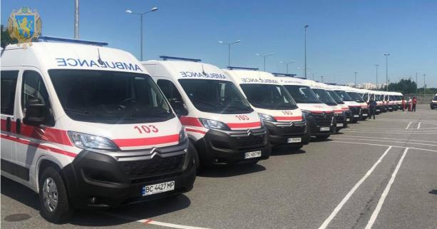 57 нових автомобілів «швидкої» отримав Центр медицини катастроф