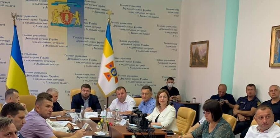 Командно-штабне тренування з керівним складом територіальних органів ДСНС України