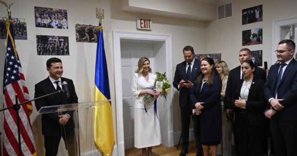 За участю Володимира та Олени Зеленських у Вашингтоні відкрили «Український дім»