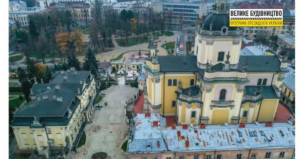 Велике будівництво: триває реконструкція комплексу «Святоюрської гори» у Львові