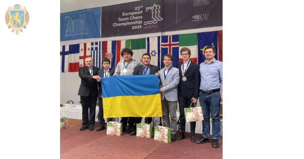 Збірна України з шахів з львів’янами у складі перемогла на чемпіонаті Європи