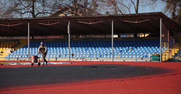 Роботи над реконструкцією стадіону ‘Сокіл’ в Стрию в розпалі