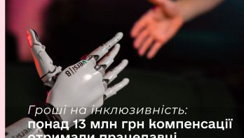 Гроші на інклюзивність: понад 13 млн грн компенсації отримали працедавці Львівщини за облаштування робочих місць