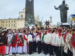Напередодні біля пам’ятника Тарасу Шевченку відбувся Фестиваль «Нова радість стала»