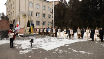 У Яворові вшанували пам’ять Героїв України, які загинули у лютому