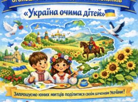 Оголошуємо конкурс малюнків: «Україна очима дітей»