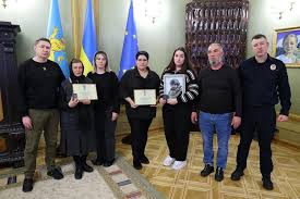 Максим Козицький вручив державні нагороди родинам загиблих бійців Національної поліції, родом зі Львівщини