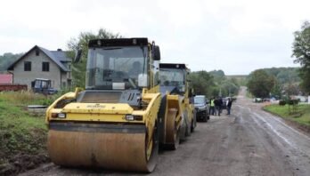 На Львівщині почали ремонт дороги Нагірне – Добромиль
