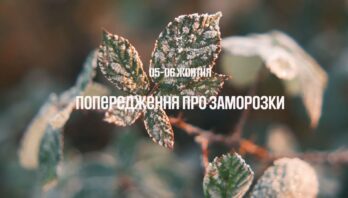 Попередження про заморозки