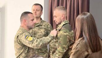 Ветерана зі Смолина нагороджено відзнакою «Хрестом Хоробрих»