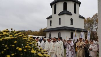 У Волі-Старицькій освятили храм Покрови Пресвятої Богородиці