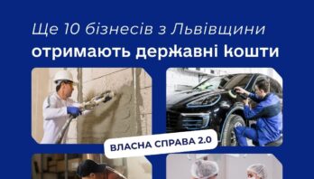 Ще 10 бізнесів з Львівщини отримають державні кошти